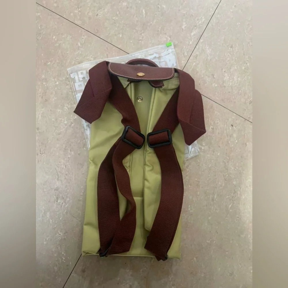 Longchamp Le Pliage Original Medium‎ Canvas Backpack color Pistachio